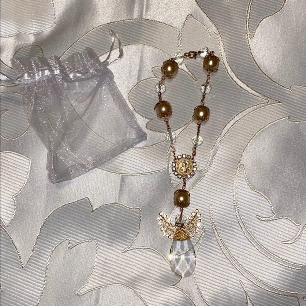 Angel car rosary